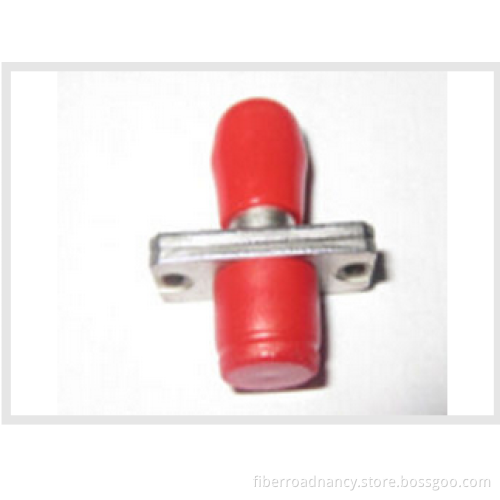 Simplex Hybrid Fiber Optic Cable Adapter FC - ST / SM Zinc Alloy Red CE
